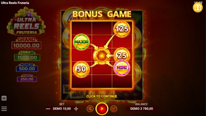 Ultra Reels Fruteria - paglunsad ng Hold and Win room
